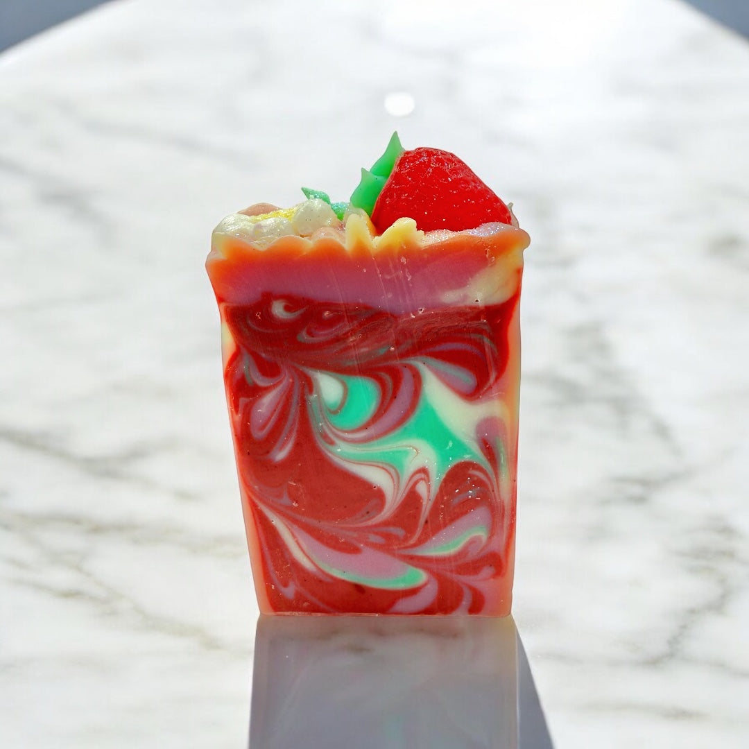 Strawberry Patch Handmade Soap