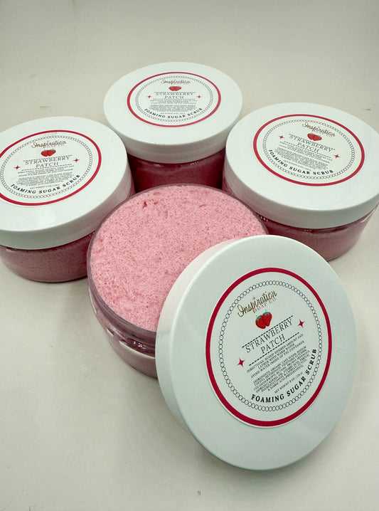 Strawberry Patch Foaming Sugar Scrub