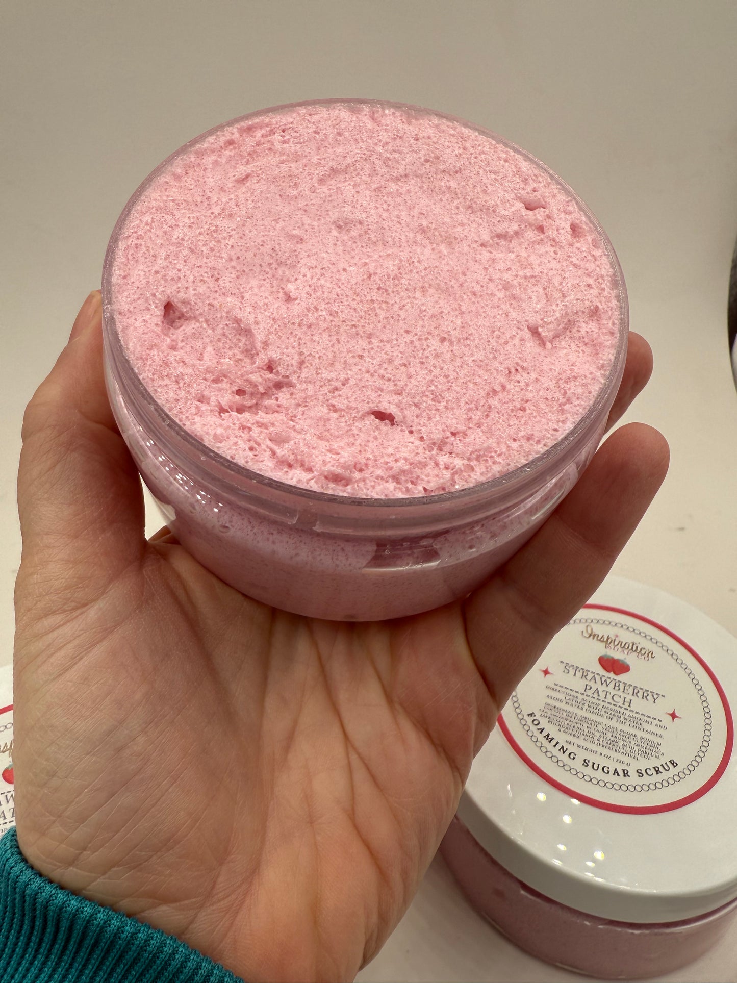 Strawberry Patch Foaming Sugar Scrub