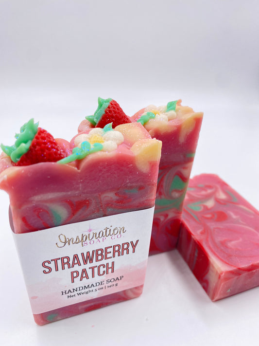 Strawberry Patch Handmade Soap