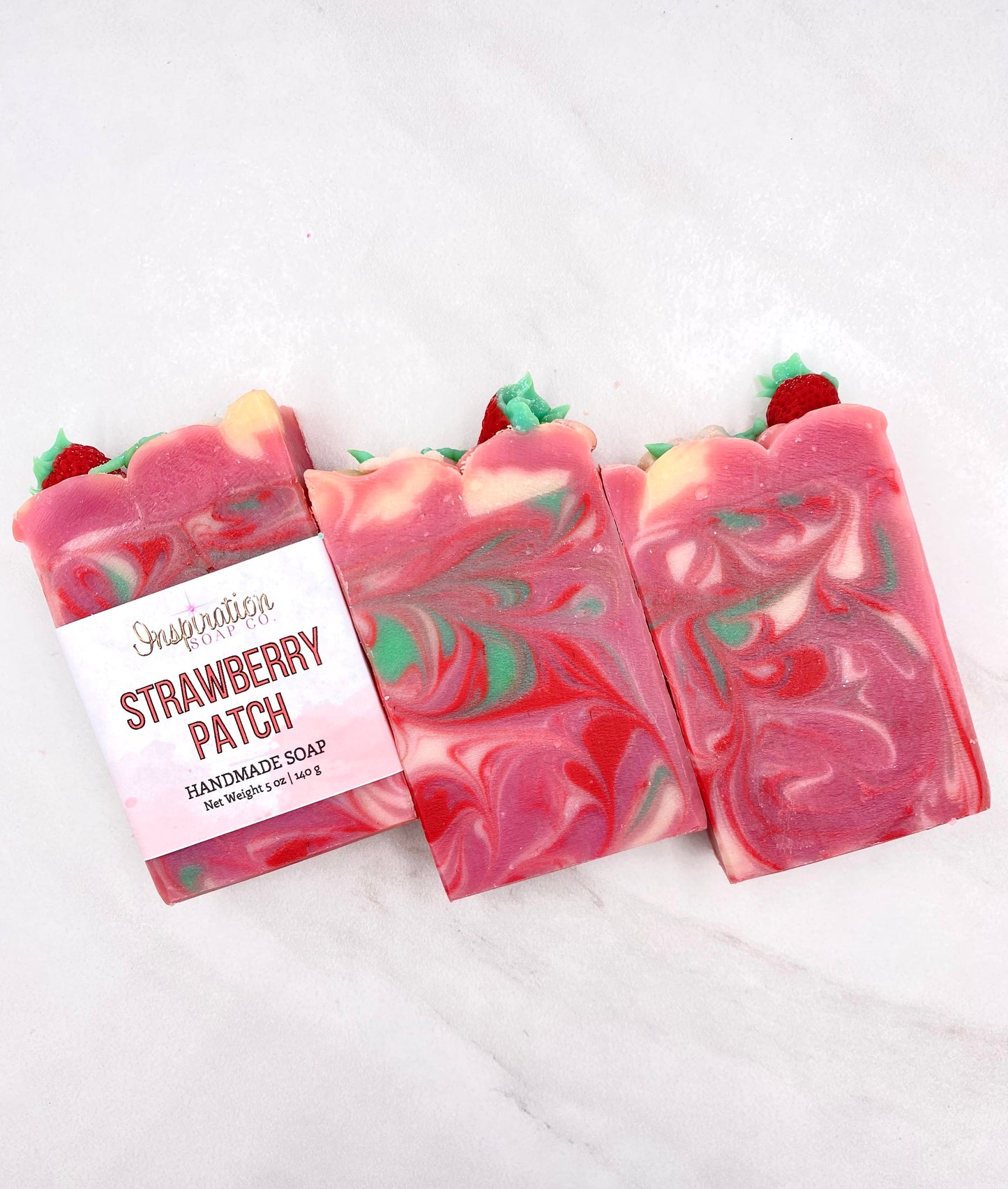 Strawberry Patch Handmade Soap