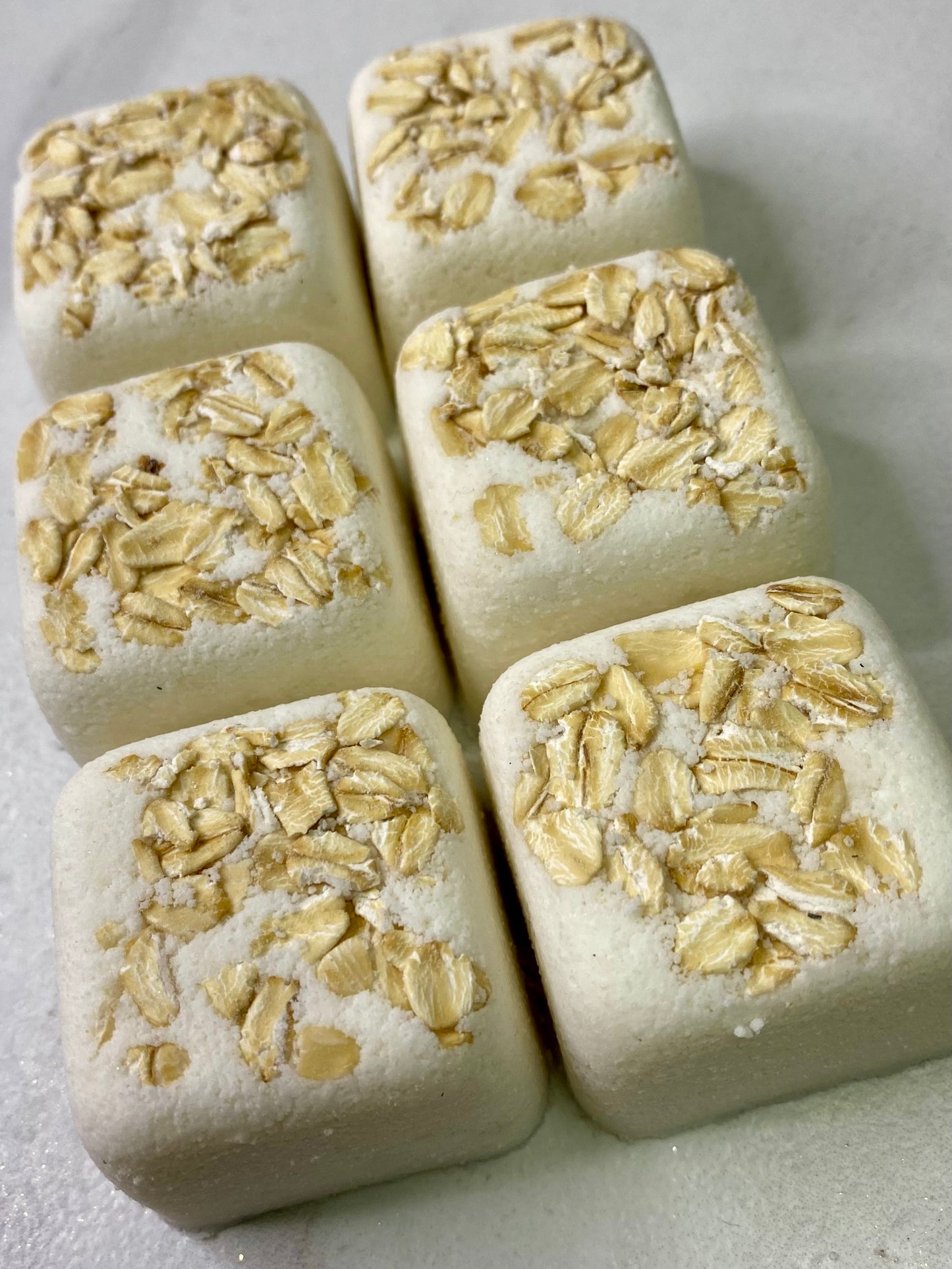 Oatmeal, Milk & Honey Square Natural Bath Bomb