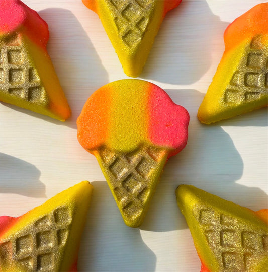 Rainbow Sherbet Bath Bomb